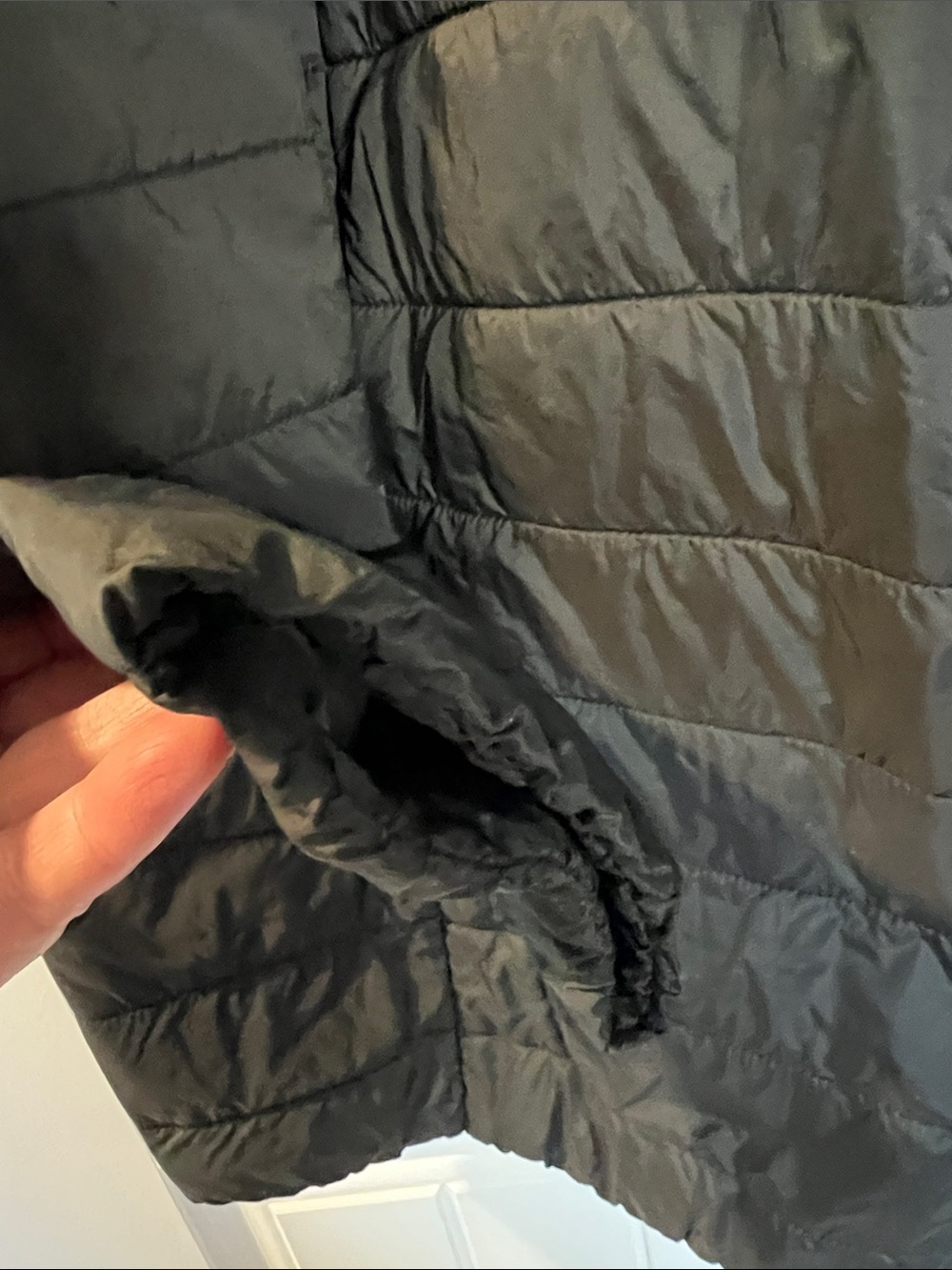 torrid Black Quilted Hooded Lightweight Jacket - Picture 6 of 9